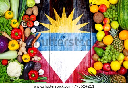 Fresh fruits and vegetables from Antigua and Barbuda
