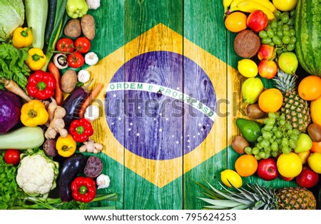 Fresh fruits and vegetables from Brazil
