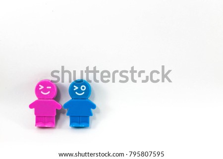 Couple Smile Face 