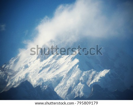 Mount Kanchanjungha from Mangan