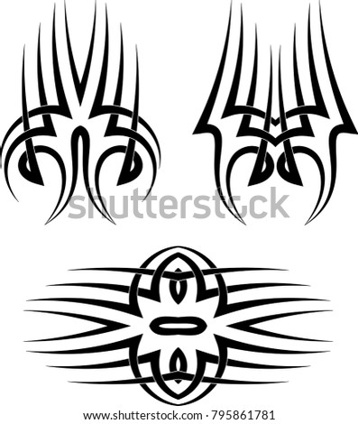 Tribal Tattoo Vector Illustration