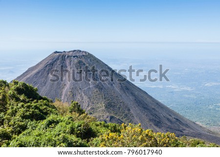 Izalco Volcano in Cerro Verde National Park. Santa Ana, El Salvador.