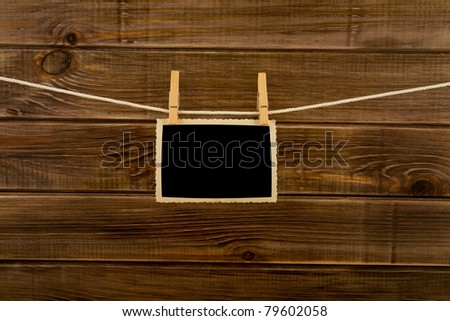 pictures on a wooden background