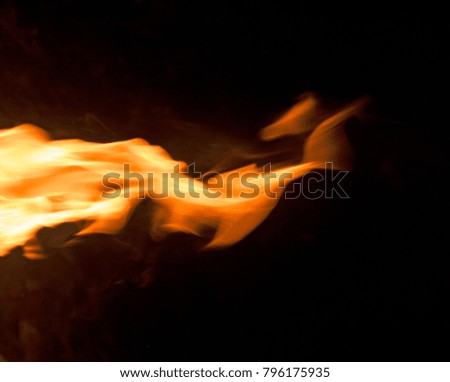 fire yellow  background