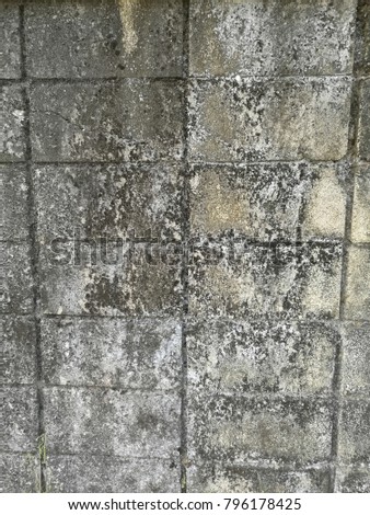 Old concrete block wall texture