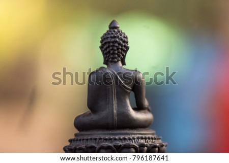 Buddha statue meditation. 