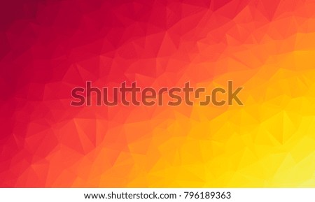 abstract polygon orange background. Vector of modern abstract polygonal background