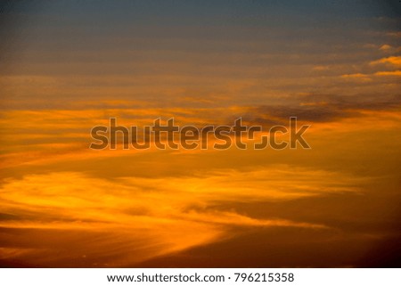 beautiful Cloudy sunrise sky background