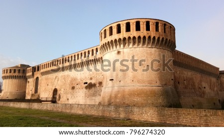 Imola. The medieval Rocca Sforzesca. Bologna province. Italy

 Royalty-Free Stock Photo #796274320
