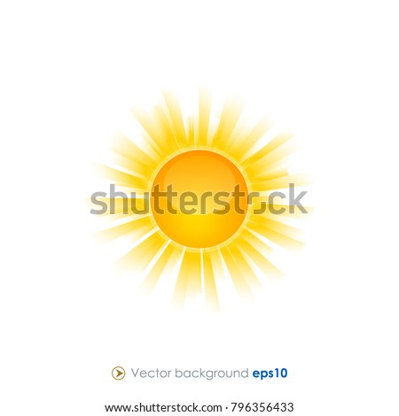 White vector background with sun burst effect