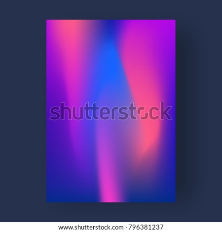 Bright color abstract pattern background, gradient texture for minimal dynamic cover design. Royalty-Free Stock Photo #796381237