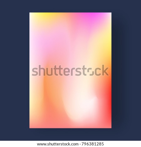 Bright color abstract pattern background, gradient texture for minimal dynamic cover design. Royalty-Free Stock Photo #796381285