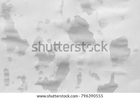 wet old white paper texture background Royalty-Free Stock Photo #796390555
