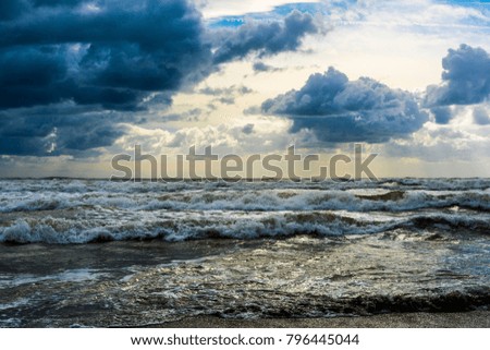 Beautiful storm - Fantastic sea colors