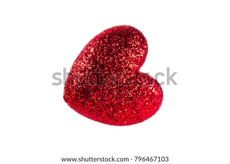 Background images. Red heart shaped paper handles