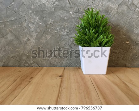 tree Wood table top and blurred flowers background with vintage filter Royalty-Free Stock Photo #796556737