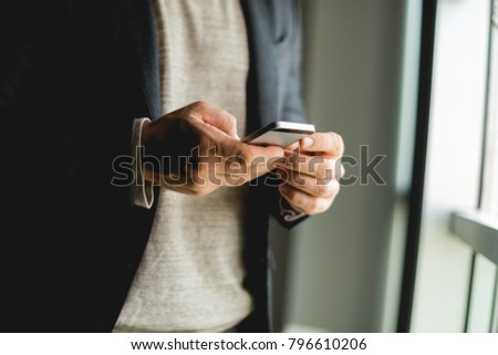 Typing on smart phone