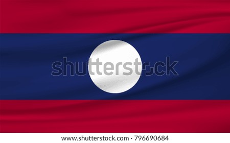 laos national flag