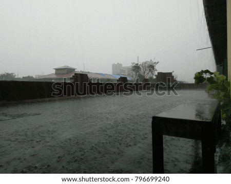 Beautiful rainy season in Mumbai