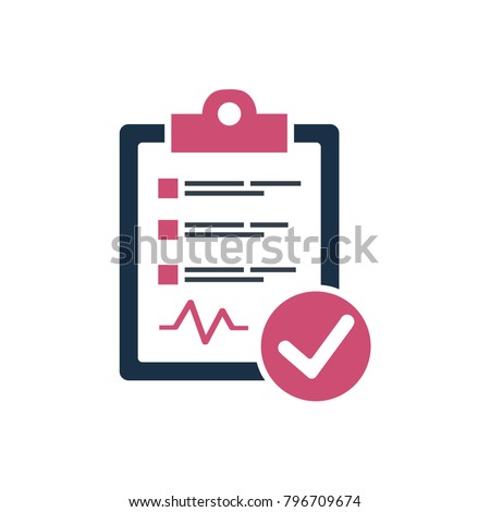 Diagnostic Report Icon Royalty-Free Stock Photo #796709674