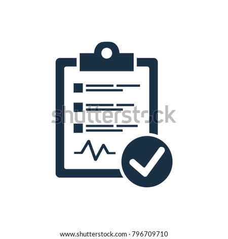 Diagnostic Report Icon Royalty-Free Stock Photo #796709710