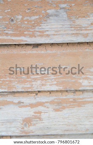 orange shabby boards