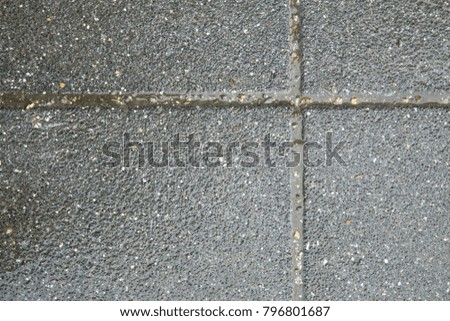 Concrete Board on the sidewalk