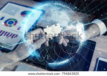 Global network concept. Royalty-Free Stock Photo #796863820