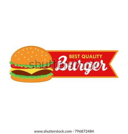 Burger Logo Design Vector