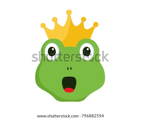 frog emoticon vector