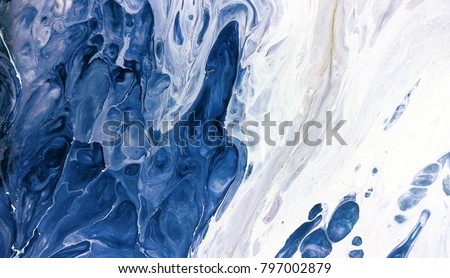 Creative abstract hand painted background, wallpaper, texture, close-up fragment of acrylic painting on canvas with brush strokes. Modern art. Contemporary art.