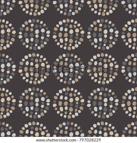 Polka dot seamless pattern. Texture of dots. Scribble texture. ?extile rapport. 