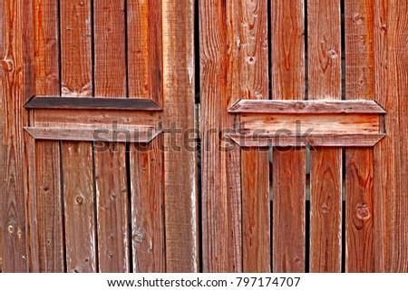 Old wooden door & window