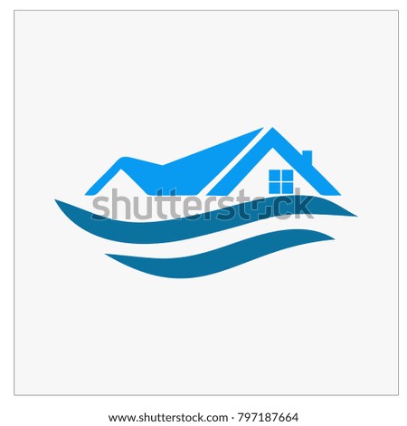 Building, real estate home and Construction Logo and Vector Design