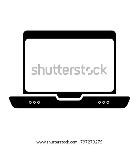 Laptop computer icon image
