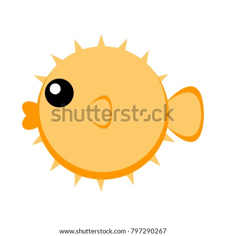 Cute fish character