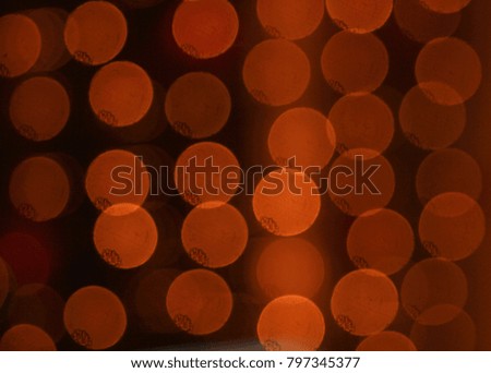 Red orange bokeh background