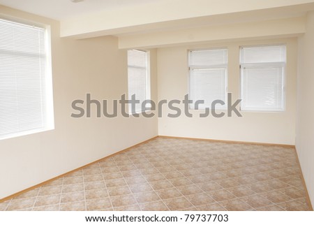 Corner of an empty room that can be used as background or texture