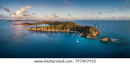 Norman Island in the British Virgin Islands Royalty-Free Stock Photo #797407933