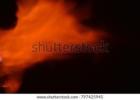 Fire dark background