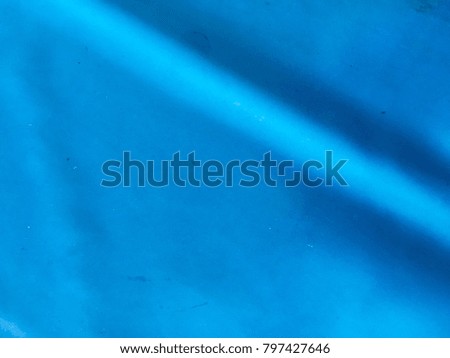 Closeup blue tent surface texture for background design