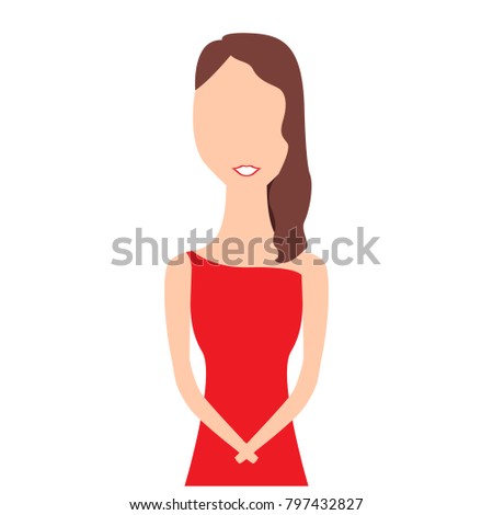 Abstract woman avatar