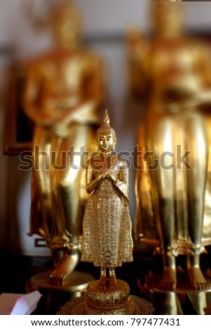 Golden Buddha is a beautiful artwork.
