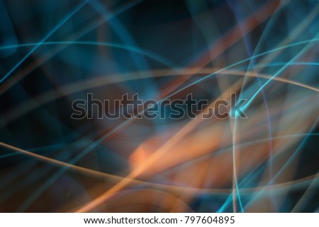 Long light exposure abstract background