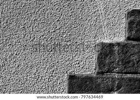 The image of the wall, for use as a background. Image includes a effect the black and white tones.