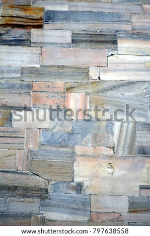 Background textured marble facade