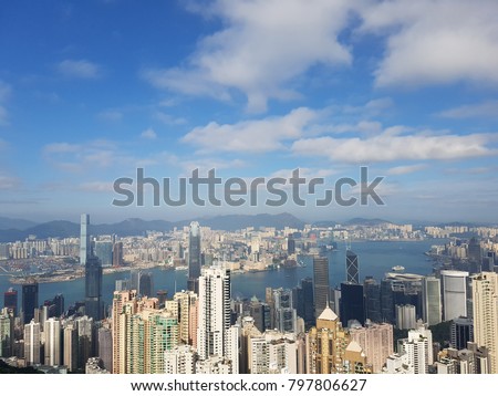 Hong Kong, China, City, Buildings