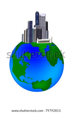vector illustration of city
