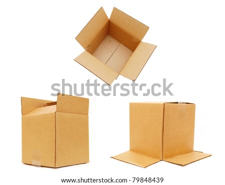 Packing corrugated boxes