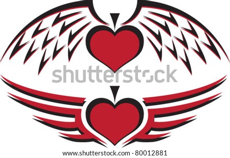Winged Heart & Spade